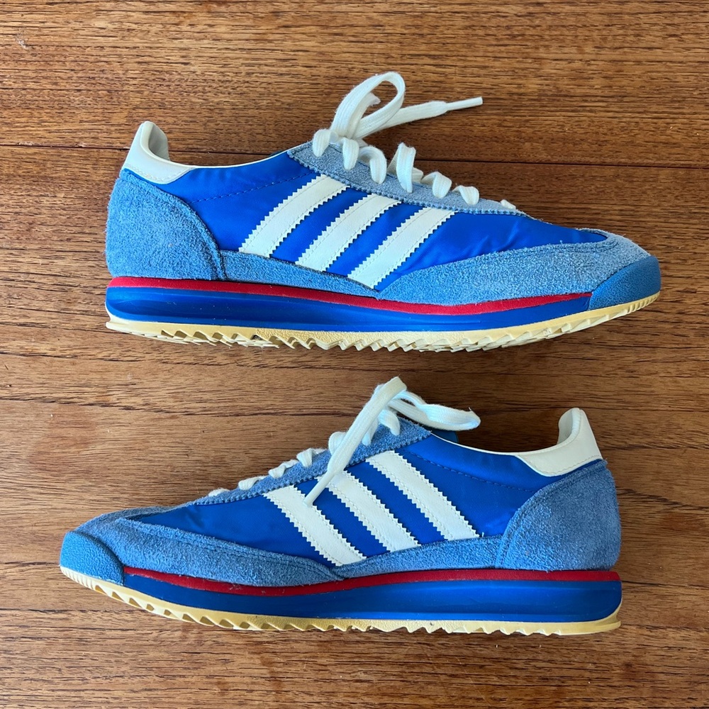 Adidas OG SL72 Blue White Men 8 41 - Picture 3 of 10